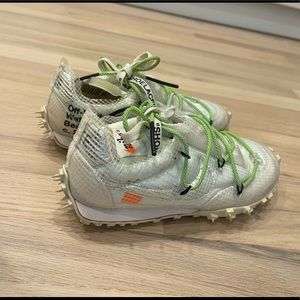 Off white sneakers lightly worn twice